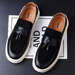 HAPPY DINO Коричневые лоферы для мужчин - фото 4