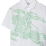 Рубашка для детей Moderate Burberry, белый - фото 4