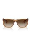 Солнцезащитные очки JUSTIN Ray-Ban, коричневый - фото 2