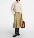 Кожаные ботинки James до колена Bottega Veneta, Black - фото 3