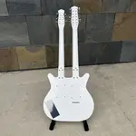 Danelectro 6/12 Двухгрифовая Белая Перламутровая - фото 5