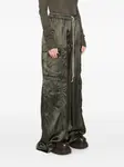 Брюки карго с кулиской Rick Owens, зеленый - фото 3