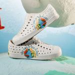 Сабо Native Shoes с рисунком и значками, белый - фото 40