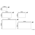 Полотенце Beliani серый, 100/150 см - фото 4