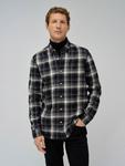 Клетчатая рубашка Salsa Jeans Regular fit Button Up Shirt, черный - фото 2