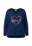Топ Angel of Style WEIHNACHTSHERZ, Dark Blue - фото 4