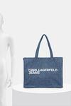 Хлопковая сумка Karl Lagerfeld Jeans, синий - фото 6