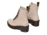 Ботинки Dr. Martens Leona на платформе, серо-коричневый - фото 3