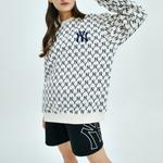 MLB Свитшот Unisex White Crew Neck Moderate Regular - фото 3