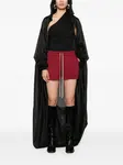 Шорты из джерси с разрезами Rick Owens, красный - фото 2