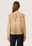 Блуза SLJATESSAN Soaked in Luxury, бежевый - фото 3