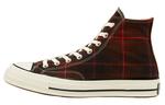 Кеды Converse Chuck Taylor All Star 70 Hi Black Orange Plaid - фото