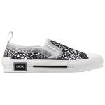 DIOR And Shawn B23 Slip On Black White Embroidery - фото 2