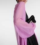 Шелковый шифоновый халат medicea Max Mara, Peonia - фото 5