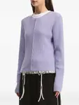 Кардиган в рубчик B+Ab, фиолетовый - фото 2