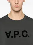Футболка с логотипом A.P.C., серый - фото 5
