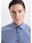 Рубашка делового покроя Regular Fit SEIDENSTICKER, синий - фото 5