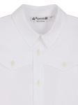 Рубашка Bonpoint Jared с пуговицами на кармане, белый - фото 3