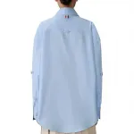 THOM BROWNE Рубашка Women's Blue Lapel - фото 3