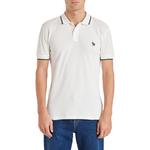 Поло с аппликацией логотипа Paul Smith, белый - фото 4