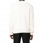 Свитер мужской белый BALMAIN - фото 4