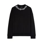 Свитер Palm Angels Neck Logo Crew, Black/Off White - фото