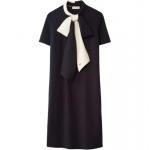 Женское платье с короткими рукавами Tory Burch, черный - фото