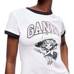 Футболка Basic Jersey Witch Small GANNI, белый - фото 7