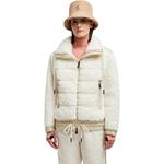 Moncler Grenoble Пуховик с меховым эффектом, White - фото 6