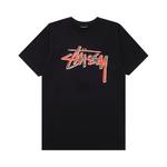 Футболка Stussy Paisley Stock 'Black', черный - фото