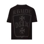 Футболка Rhude Deix Shield Oversized Tee, Black - фото