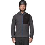 Мужская куртка с капюшоном R1 Tech Face Patagonia, черный - фото 7