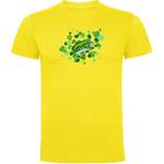 Футболка Kruskis Bass Camu, желтый - фото