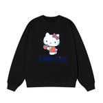 Толстовка Hello Kitty унисекс Sanrio, темно-серый - фото 5