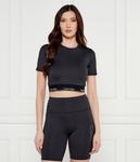 Футболка женская Calvin Klein Performance короткая спортивная, черный - фото