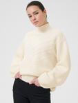 Свитер Kaffe KAMaddie, Wool White - фото 3