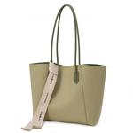 VENOF Мягкая кожаная сумка-шоппер, Ice Flat White - фото 8