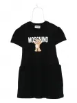Платье мини с принтом Moschino Kids, черный - фото