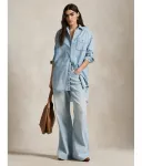 Джинсовая рубашка Relaxed fit Polo Ralph Lauren, синий - фото 3