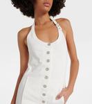 Джинсовое платье миди multiflex Courrèges, белый - фото 4