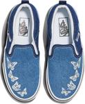 Vans Asher Slip-On для девочек, Butterflies Blue - фото 5