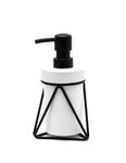 Дозатор для мыла Sadena, черно-белый - фото