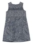 Платье мини без рукавов с узором пейсли ETRO KIDS, синий - фото 2