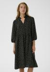 Платье Kaffe REA PRINTED, Black W/Chalk Dot/Black - фото