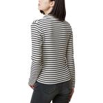 Трикотажная футболка GAP, коричневая в полоску - фото 7