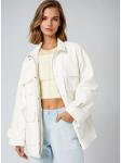 переходная куртка белого цвета Monki - фото