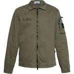 STONE ISLAND Куртка с логотипом на молнии, Green - фото