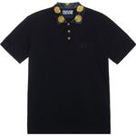 VERSACE JEANS COUTURE Поло SS22 мужское черное - фото