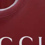 Футболка с принтом логотипа GUCCI, красный - фото 7