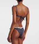 Бикини топ Angela с рюшами в горошек Bananhot, Black Polka - фото 3